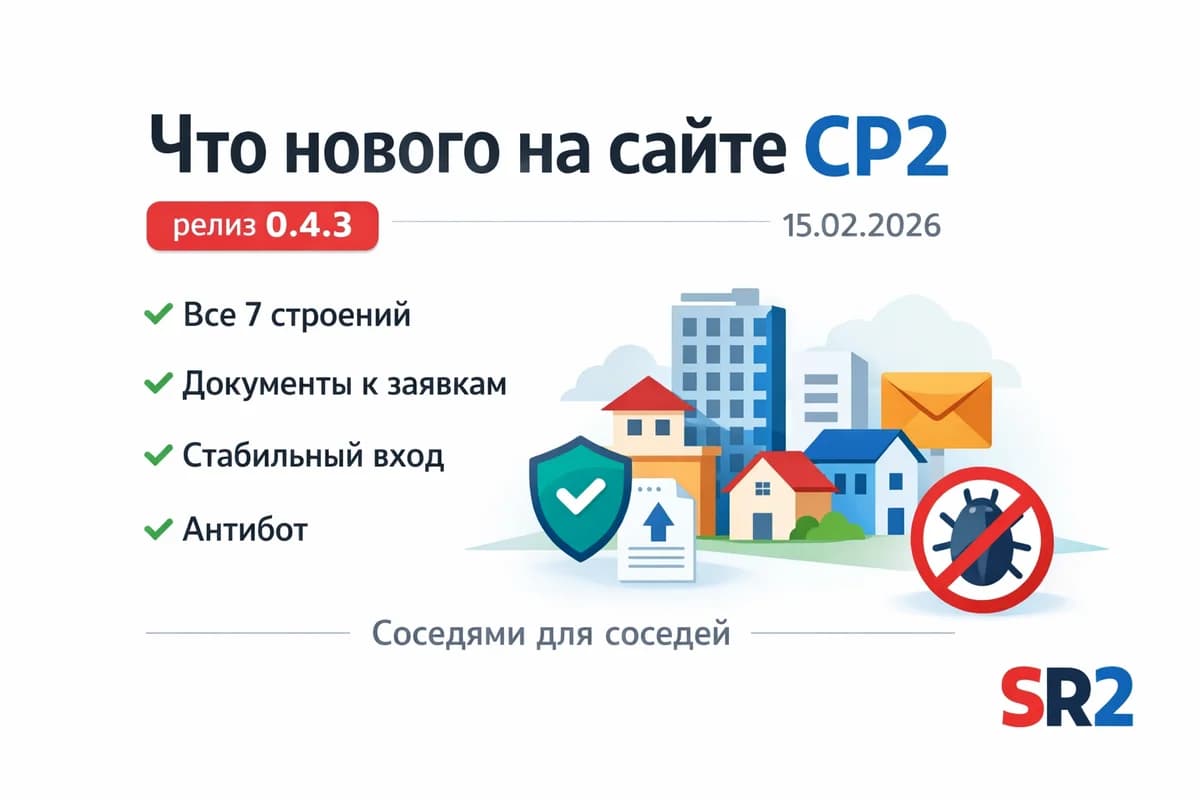 Что нового на сайте СР2